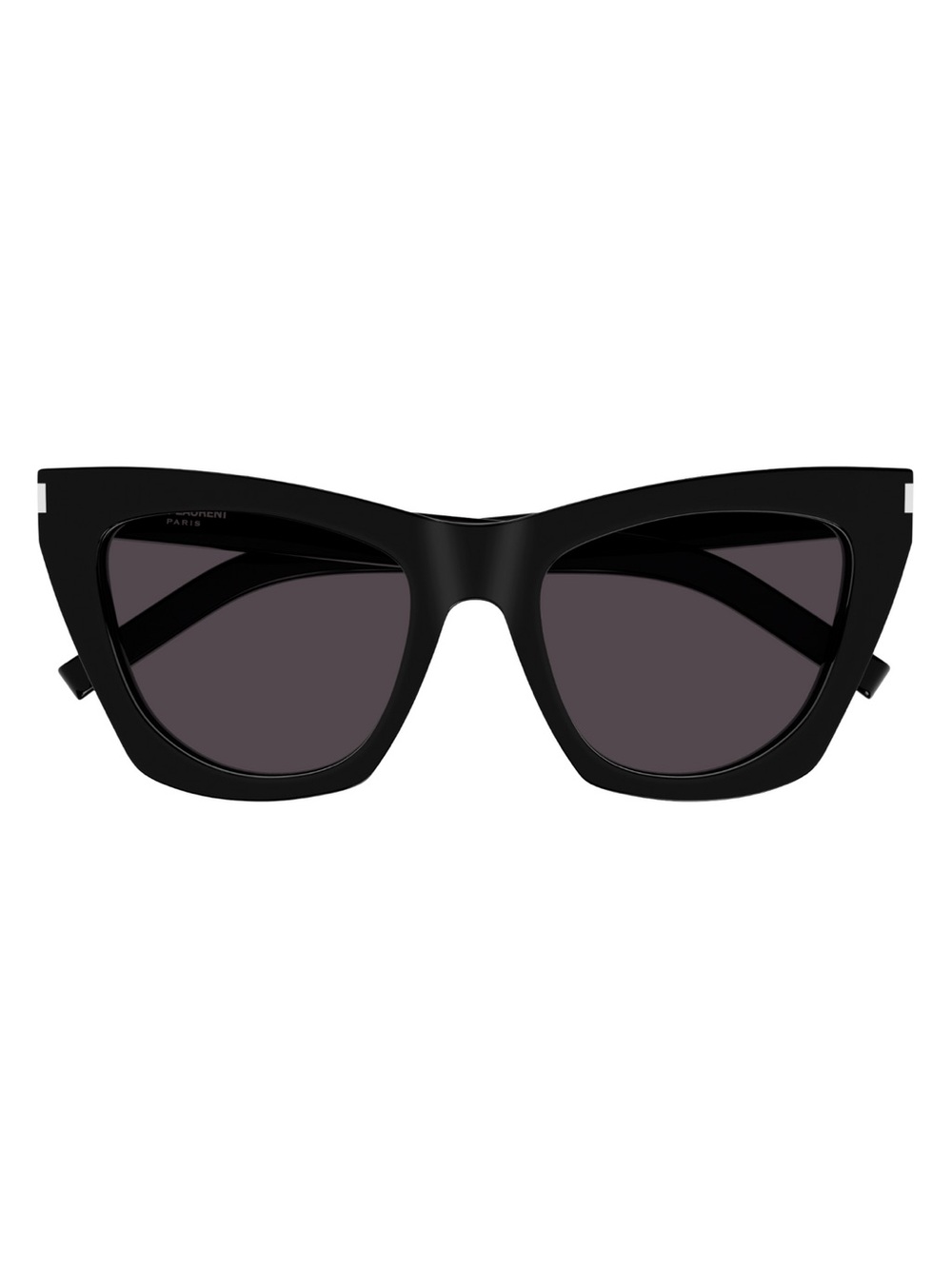Saint Laurent SL 214 Kate Cat Eye Sunglasses Black Acetate Size 55 Italy